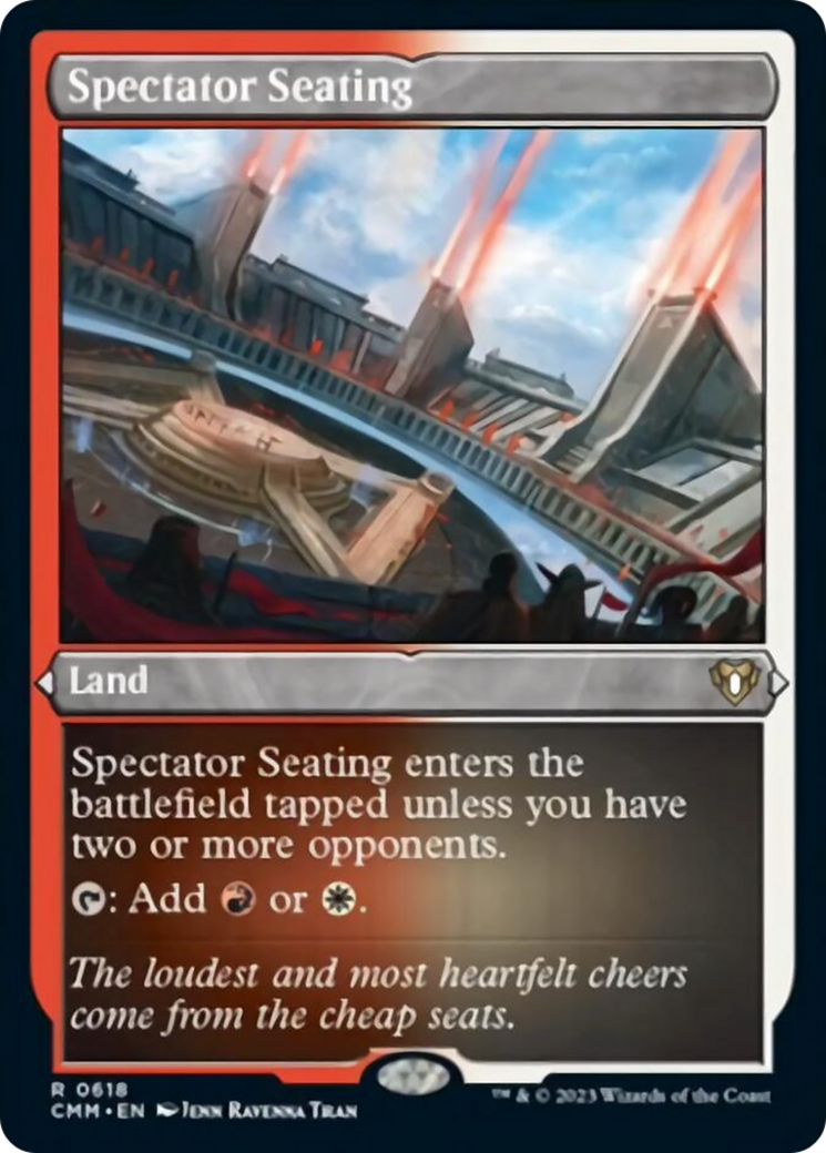 Spectator Seating (Foil Etched) [Commander Masters] | Good Games Adelaide SA