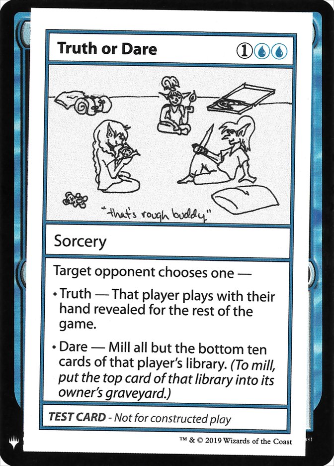 Truth or Dare [Mystery Booster Playtest Cards] | Good Games Adelaide SA