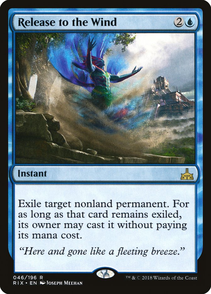 Release to the Wind 46 (Rivals of Ixalan)  - Foil | Good Games Adelaide SA