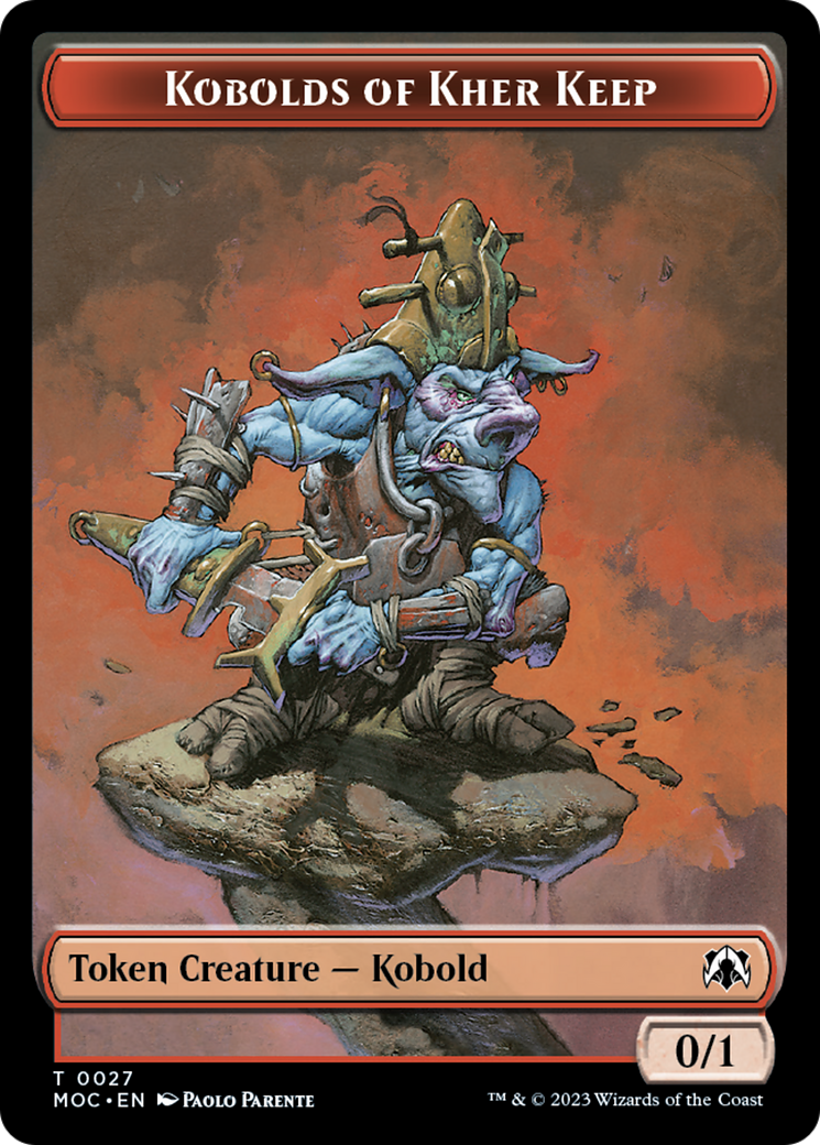 Bird // Kobolds of Kher Keep Double-Sided Token [March of the Machine Commander Tokens] | Good Games Adelaide SA