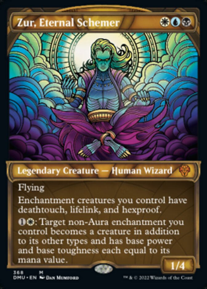 Zur, Eternal Schemer (Showcase Textured) [Dominaria United] | Good Games Adelaide SA