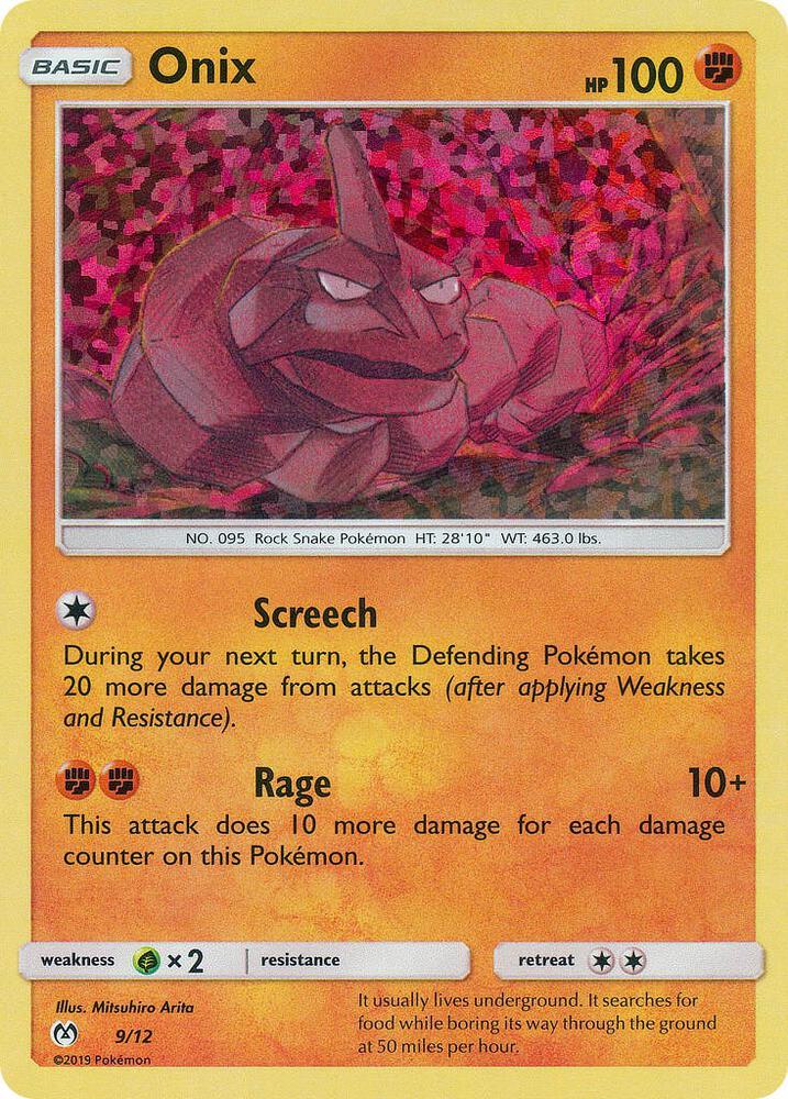 Onix 9 12 009/012 (McDonald's Promos 2019)  - Holofoil | Good Games Adelaide SA