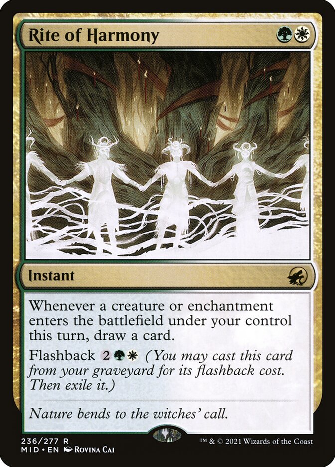 Rite of Harmony 236 (Innistrad: Midnight Hunt)  | Good Games Adelaide SA