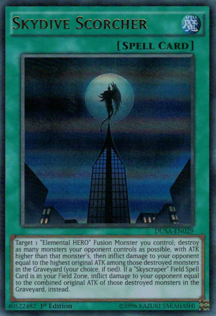 Skydive Scorcher [DUSA-EN029] Ultra Rare | Good Games Adelaide SA