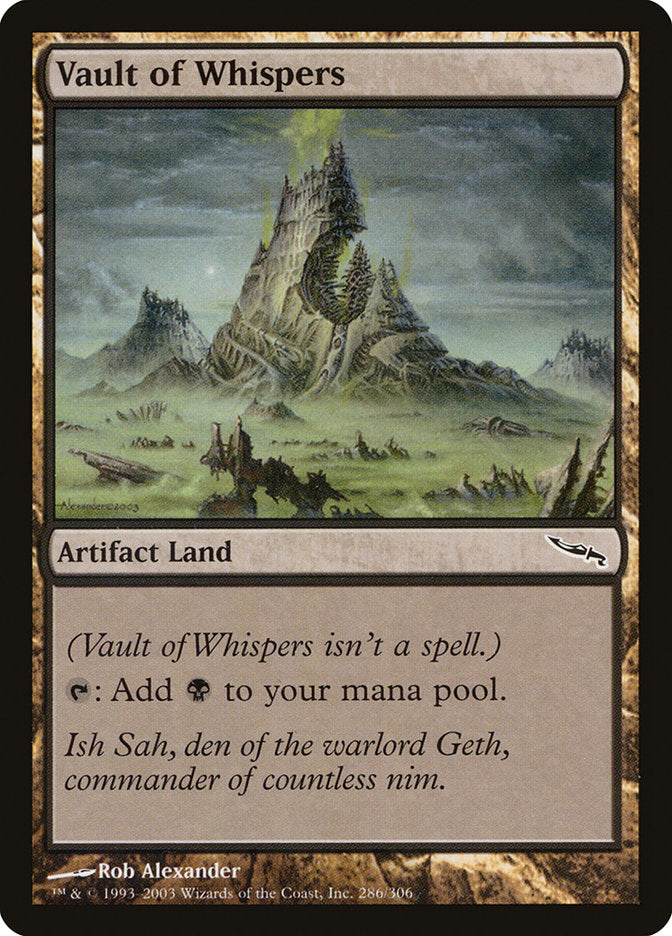 Vault of Whispers [Mirrodin] | Good Games Adelaide SA