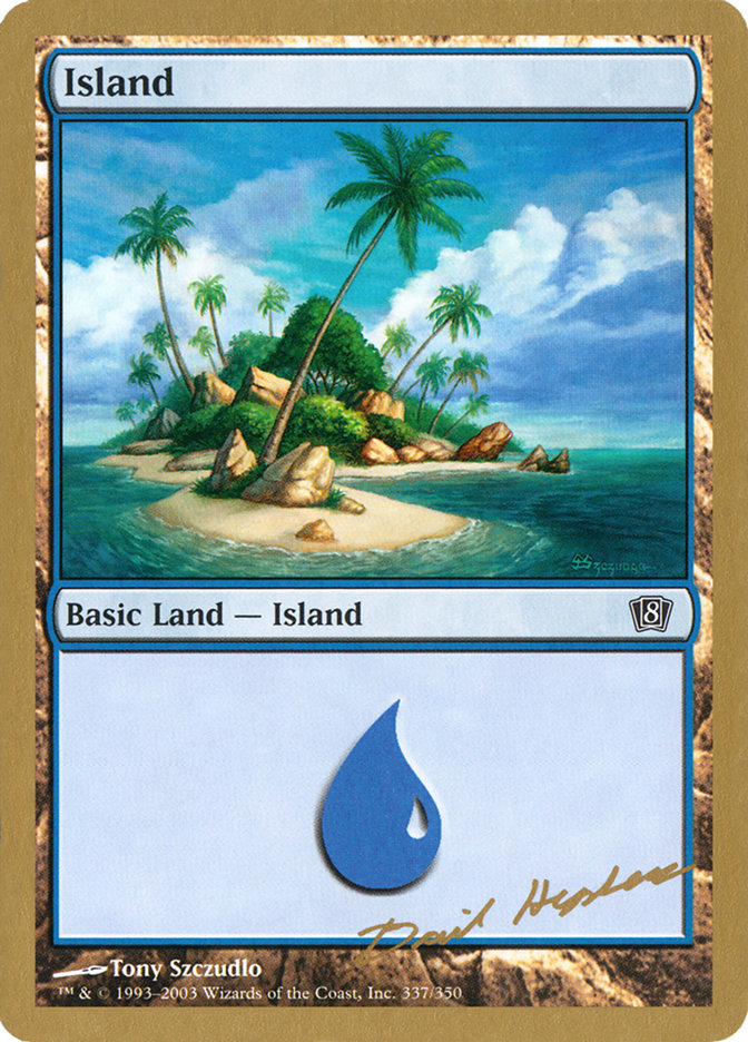 Island (dh337) (Dave Humpherys) [World Championship Decks 2003] | Good Games Adelaide SA