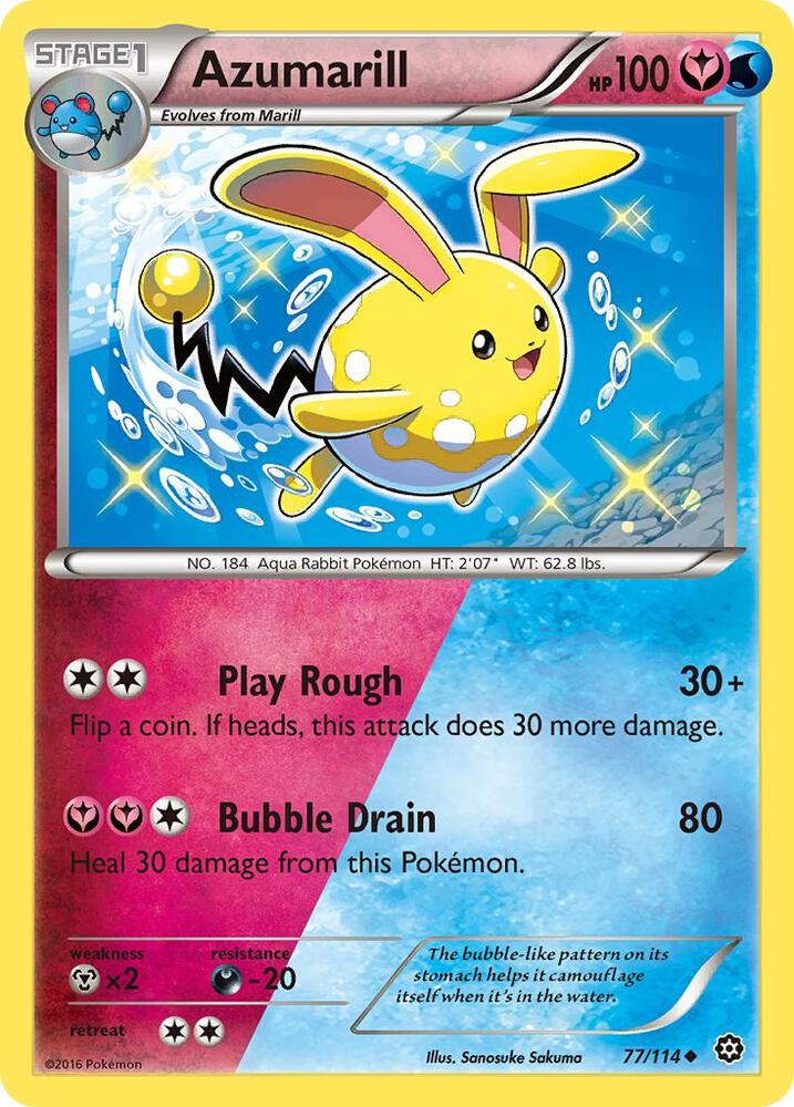 Azumarill 77/114 (XY - Steam Siege)  | Good Games Adelaide SA