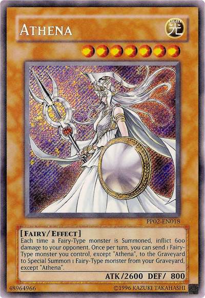 Athena [PP02-EN018] Secret Rare | Good Games Adelaide SA
