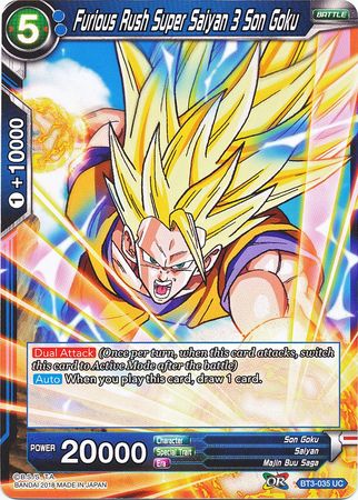 Furious Rush Super Saiyan 3 Son Goku [BT3-035] | Good Games Adelaide SA