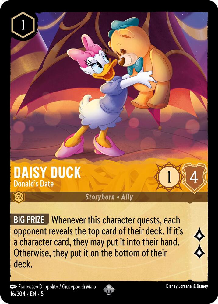 Daisy Duck Donalds Date 16/204 (Shimmering Skies)  - Cold Foil | Good Games Adelaide SA