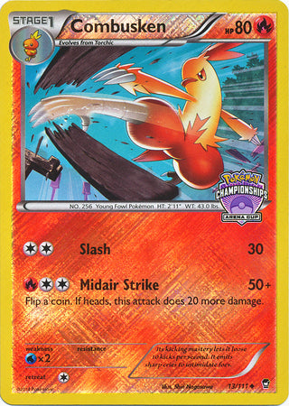 Combusken (13/111) (States Championship Promo) [XY: Furious Fists] | Good Games Adelaide SA