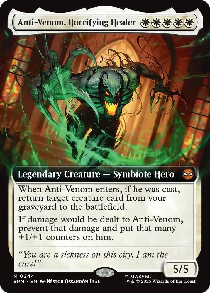 Anti-Venom, Horrifying Healer 244/198 (Marvel's Spider-Man)  - Extended Art | Good Games Adelaide SA