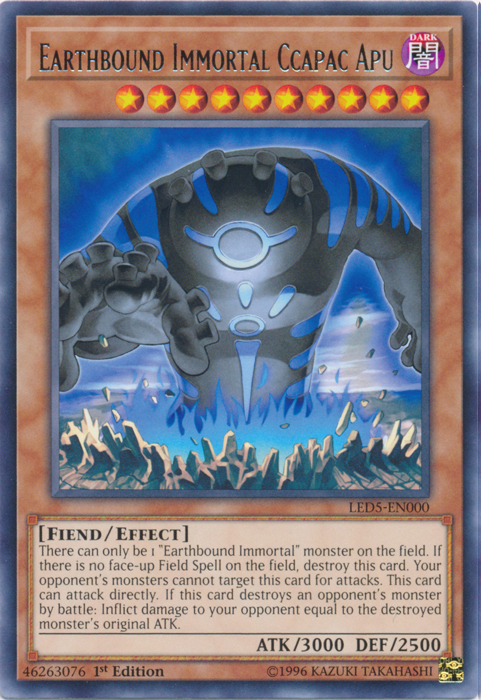 Earthbound Immortal Ccapac Apu [LED5-EN000] Rare | Good Games Adelaide SA