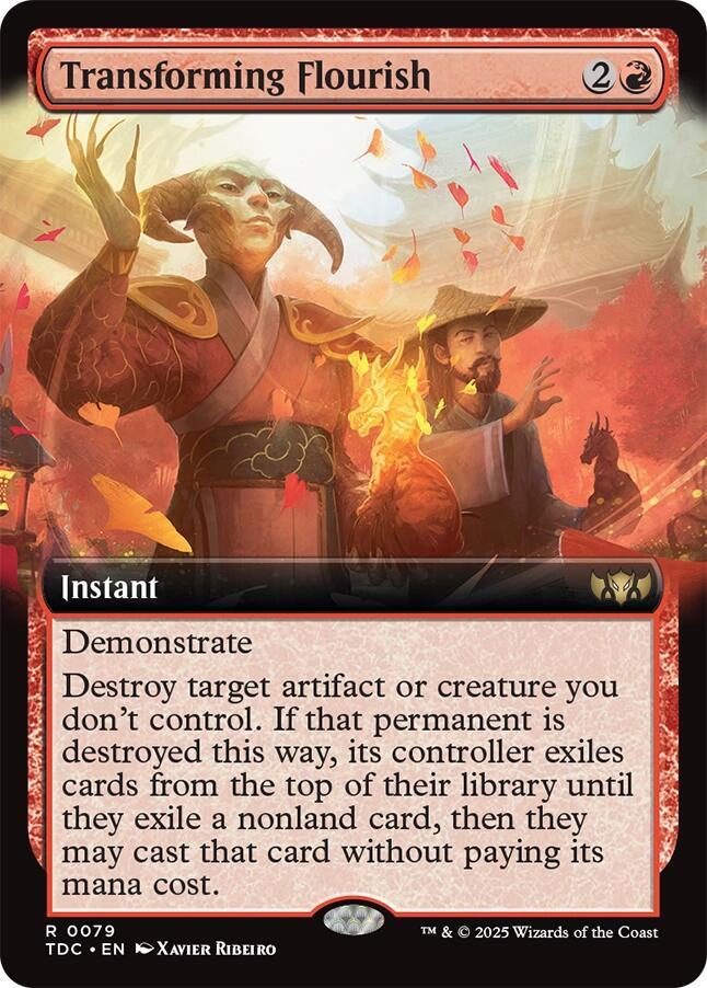 Transforming Flourish 79 (Commander: Tarkir: Dragonstorm)  | Good Games Adelaide SA