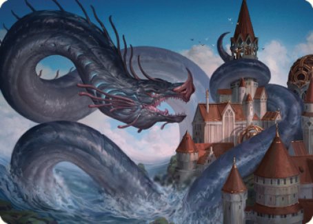 Tolarian Terror Art Card [Dominaria United Art Series] | Good Games Adelaide SA