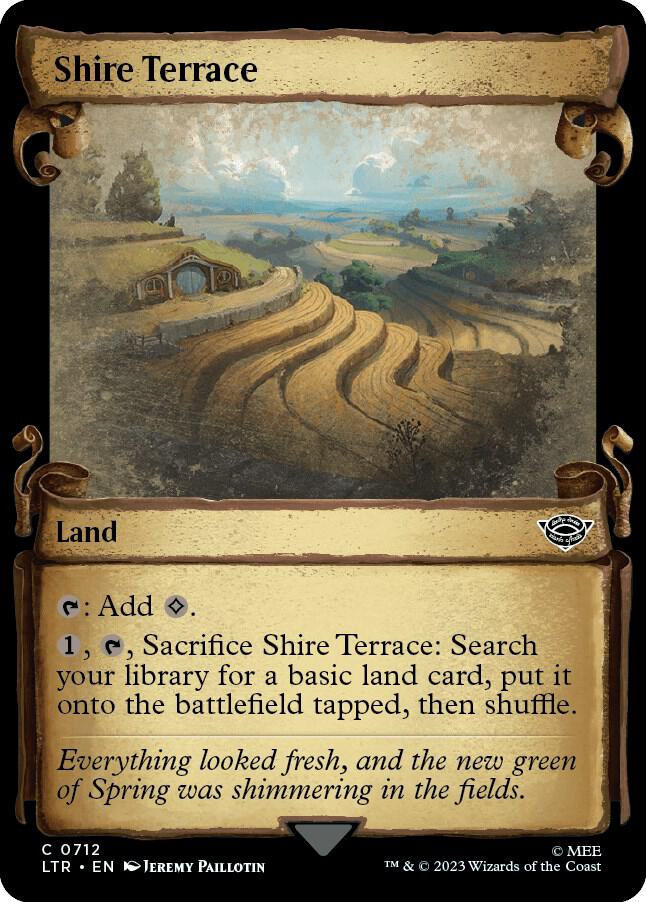 Shire Terrace Showcase Scrolls 712 (Universes Beyond: The Lord of the Rings: Tales of Middle-earth)  | Good Games Adelaide SA