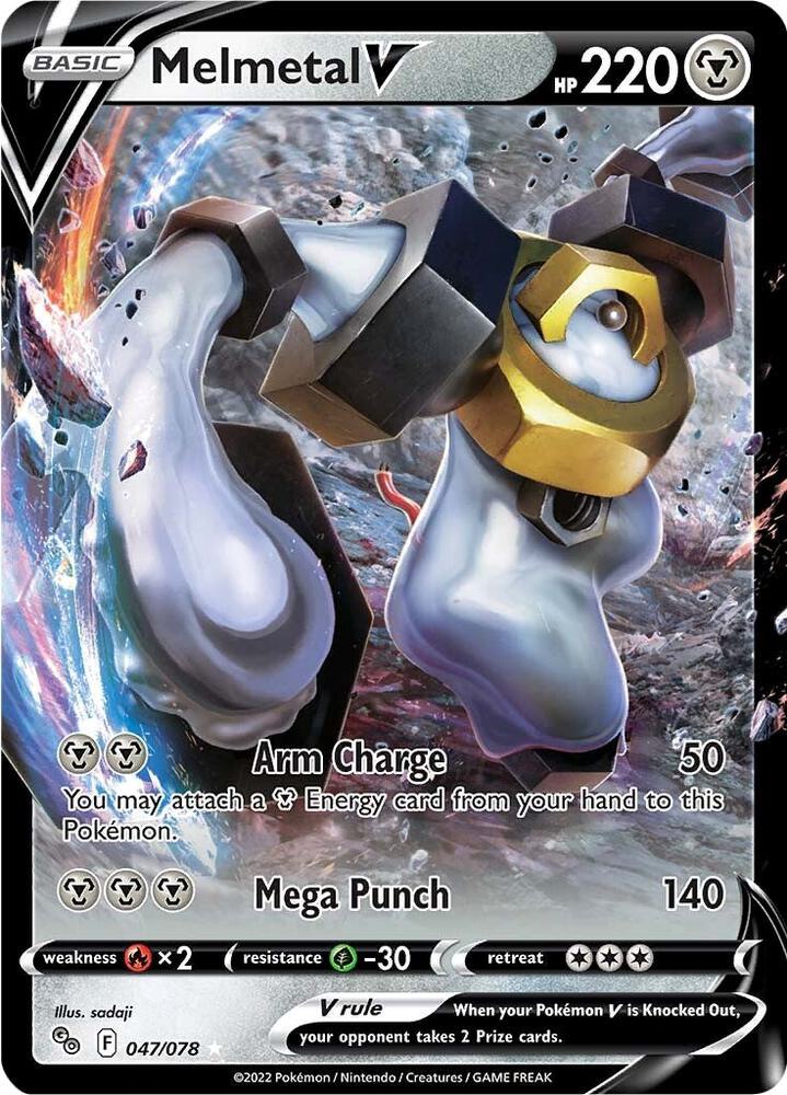 Melmetal V 047/078 (Pokemon GO)  - Holofoil | Good Games Adelaide SA
