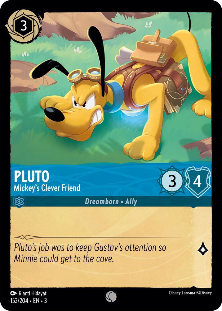 Pluto Mickeys Clever Friend 152/204 (Into the Inklands)  | Good Games Adelaide SA