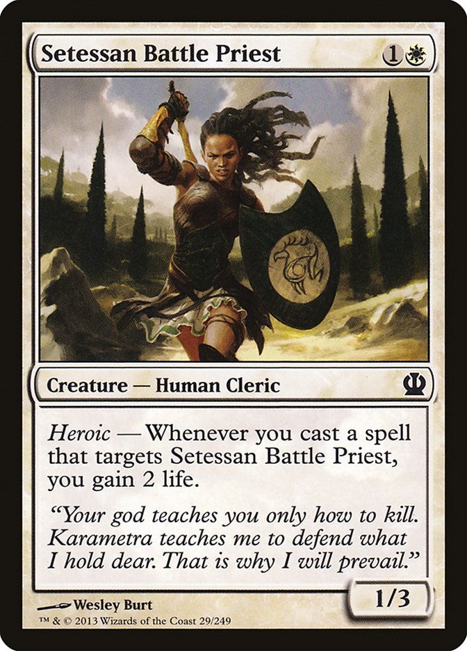 Setessan Battle Priest 29 (Theros)  - Foil | Good Games Adelaide SA