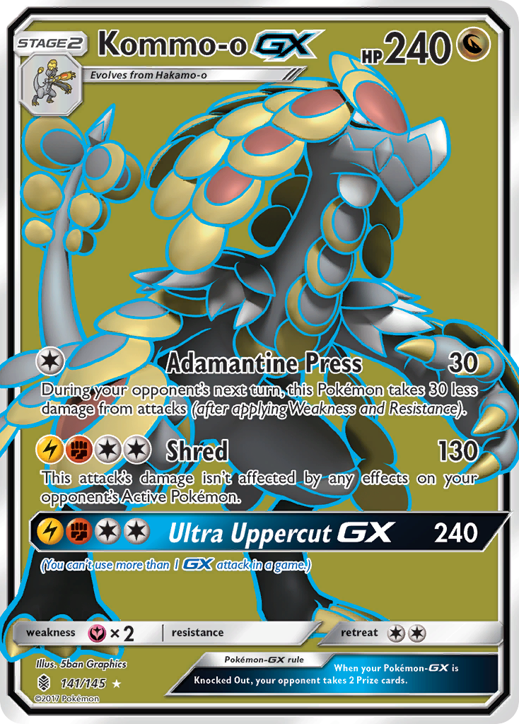 Kommo-o GX (141/145) [Sun & Moon: Guardians Rising] | Good Games Adelaide SA