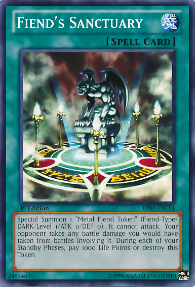 Fiend's Sanctuary [BP02-EN151] Common | Good Games Adelaide SA