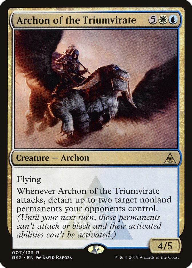 Archon of the Triumvirate [Ravnica Allegiance Guild Kit] | Good Games Adelaide SA