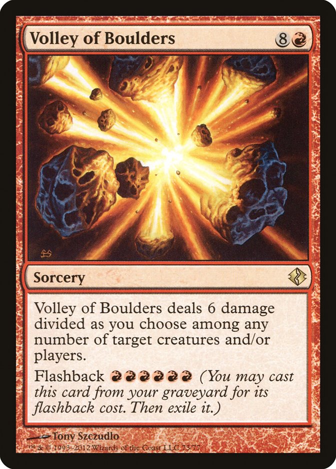 Volley of Boulders [Duel Decks: Venser vs. Koth] | Good Games Adelaide SA
