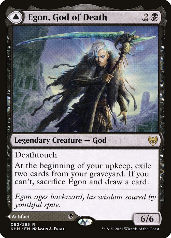 Egon God of Death 92 (Kaldheim)  - Foil | Good Games Adelaide SA