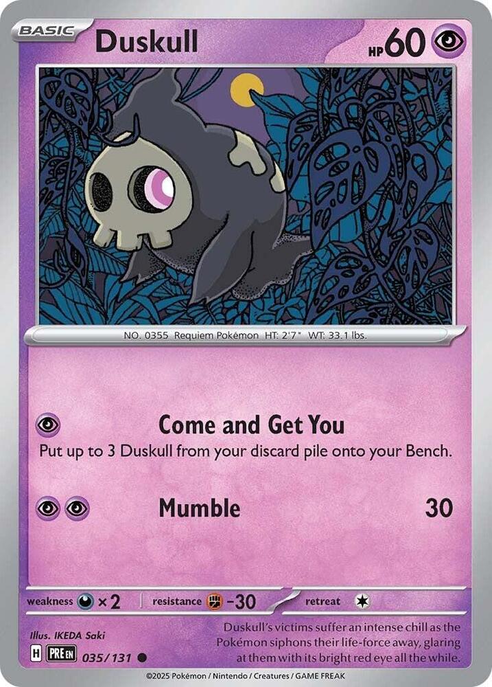 Duskull (035/131) [Scarlet & Violet: Prismatic Evolutions] | Good Games Adelaide SA