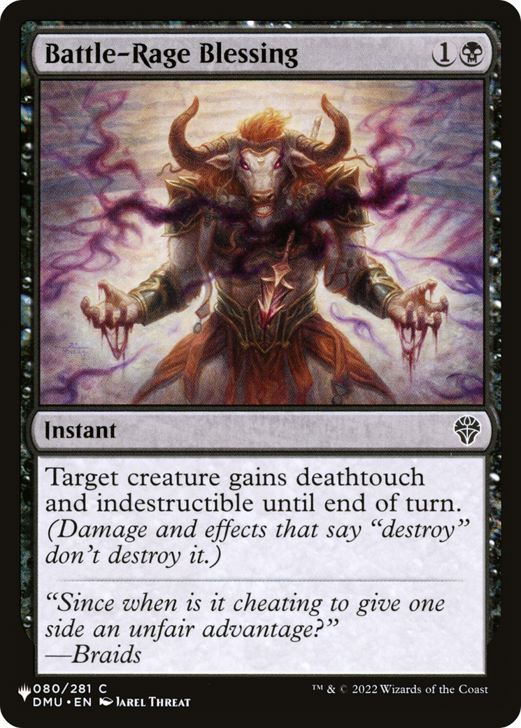 Battle-Rage Blessing [The List Reprints] | Good Games Adelaide SA