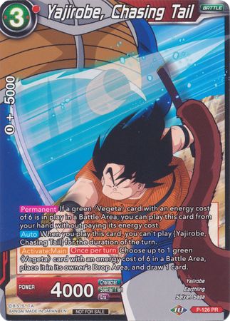 Yajirobe, Chasing Tail (Shop Tournament: Assault of Saiyans) (P-126) [Promotion Cards] | Good Games Adelaide SA