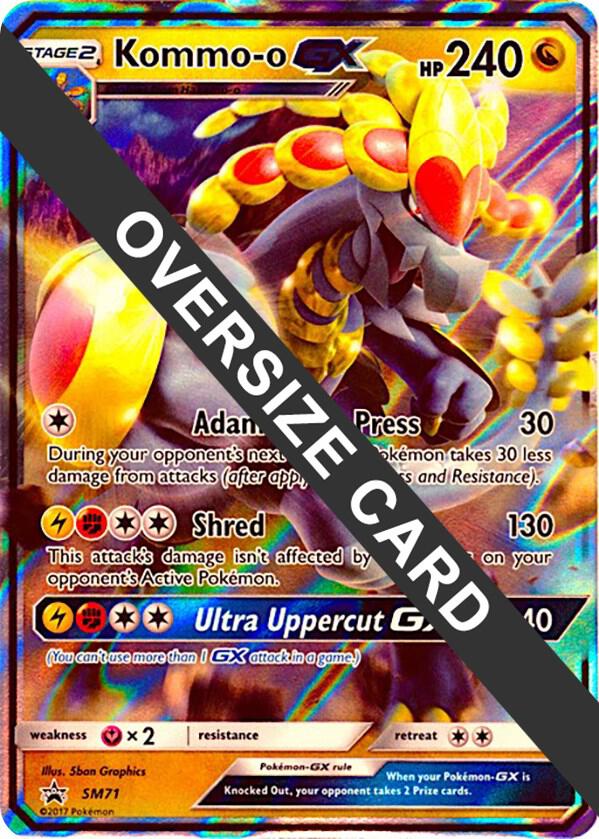 Kommo o GX SM71 SM Black Star Promo SM71 (Jumbo Cards)  - Holofoil | Good Games Adelaide SA