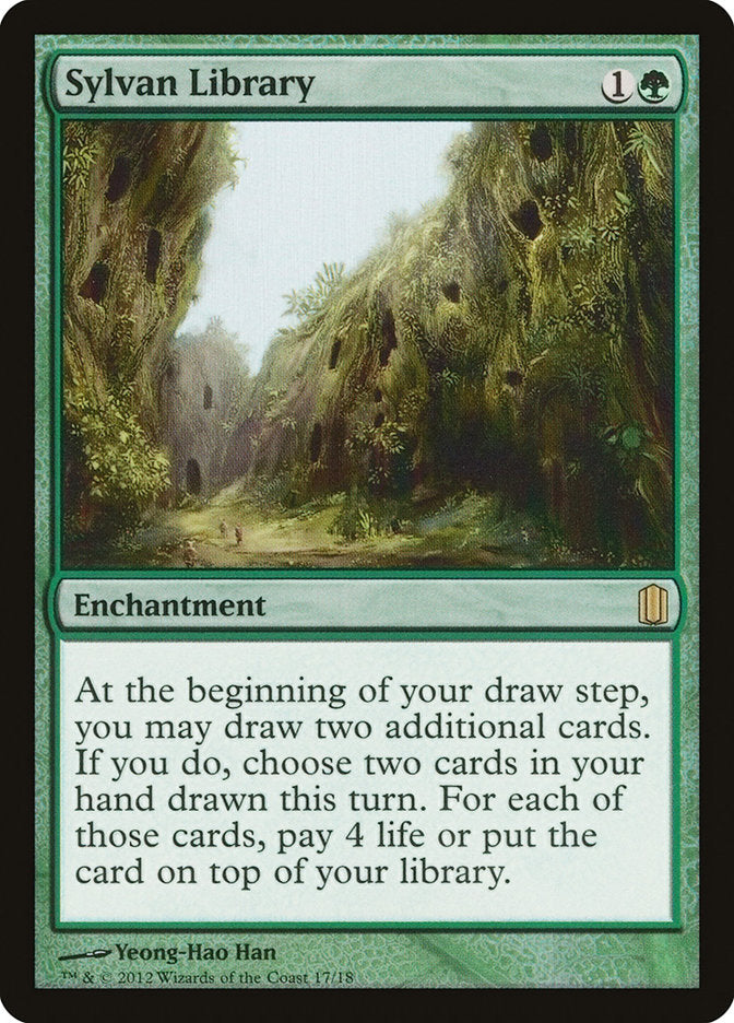 Sylvan Library [Commander's Arsenal] | Good Games Adelaide SA