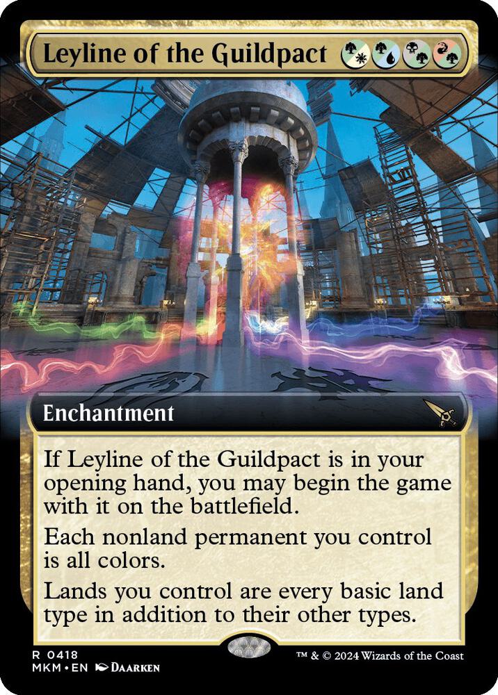 Leyline of the Guildpact Extended Art 418 (Murders at Karlov Manor)  - Extended Art Foil | Good Games Adelaide SA