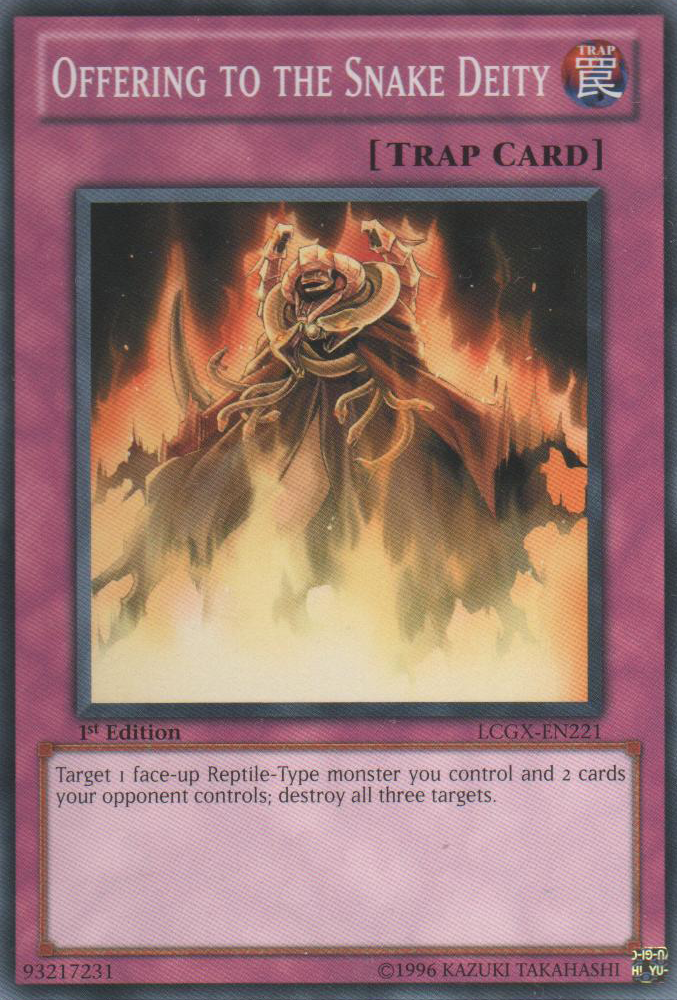 Offering to the Snake Deity [LCGX-EN221] Common | Good Games Adelaide SA