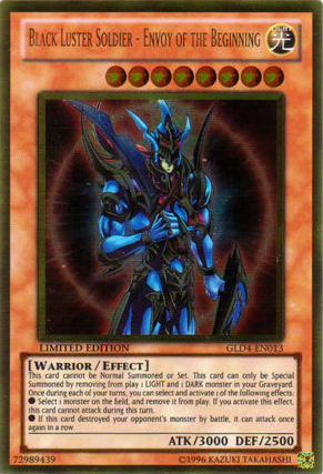 Black Luster Soldier - Envoy of the Beginning [GLD4-EN013] Gold Rare | Good Games Adelaide SA