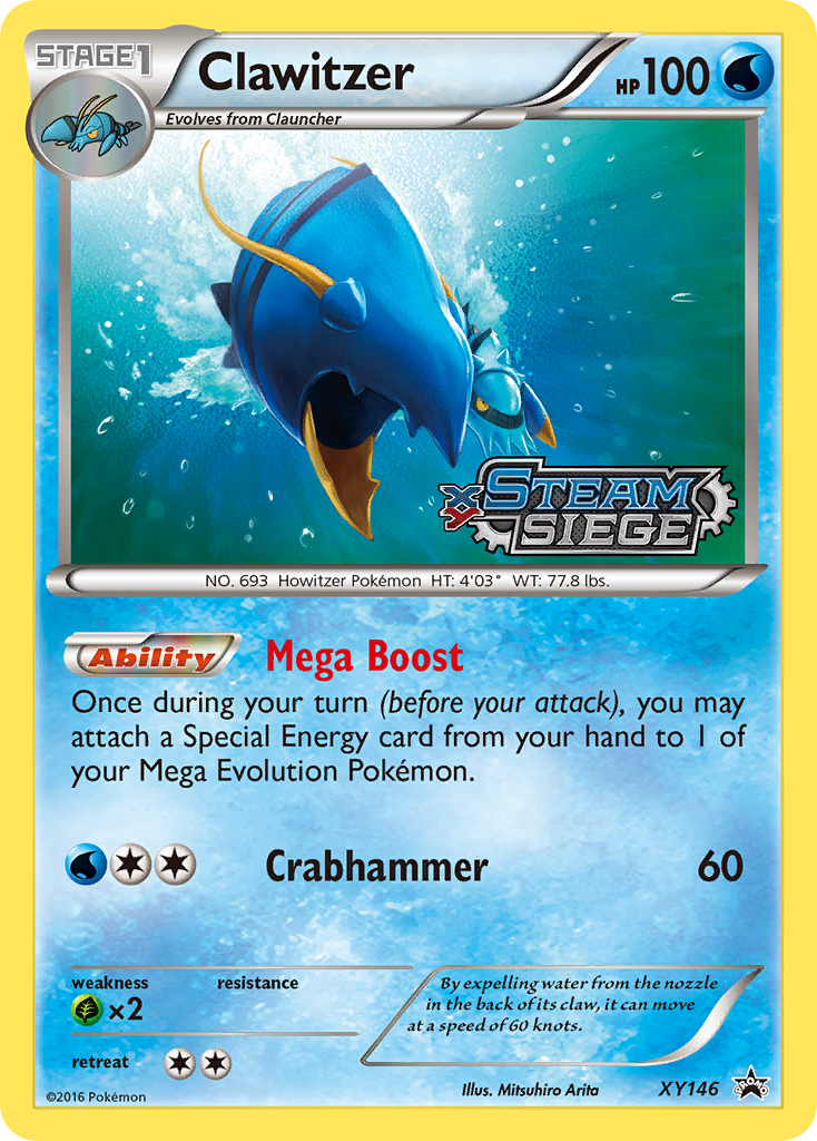 Clawitzer (XY146) [XY: Black Star Promos] | Good Games Adelaide SA