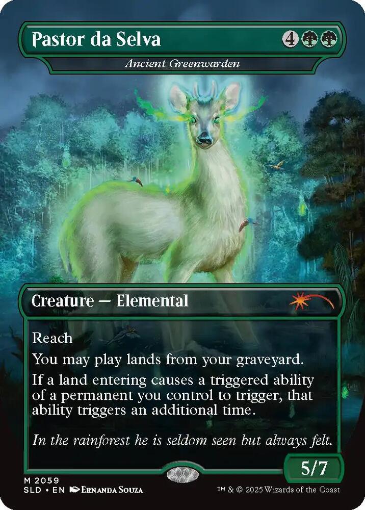 Pastor da Selva Ancient Greenwarden 2059 (Secret Lair Drop Series)  | Good Games Adelaide SA