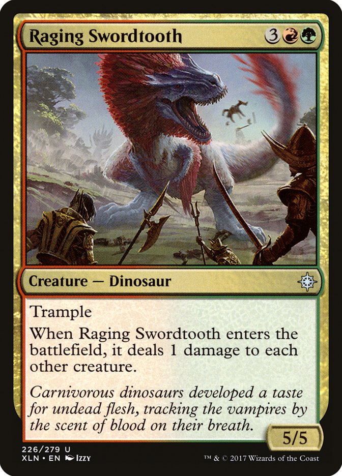 Raging Swordtooth [Ixalan] | Good Games Adelaide SA