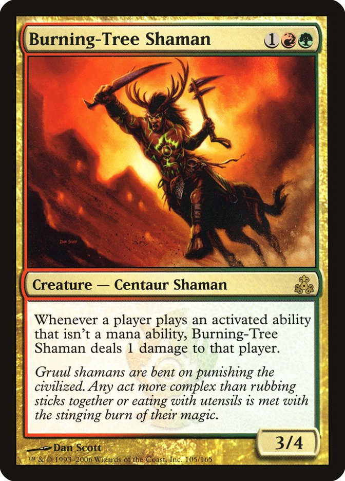 Burning-Tree Shaman [Guildpact] | Good Games Adelaide SA
