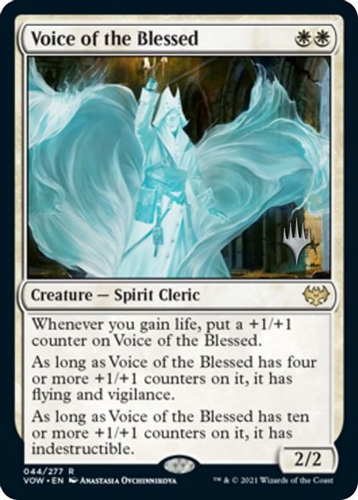 Voice of the Blessed (Promo Pack) [Innistrad: Crimson Vow Promos] | Good Games Adelaide SA