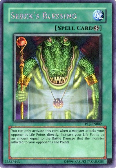 Sebek's Blessing [PCJ-EN002] Prismatic Secret Rare | Good Games Adelaide SA