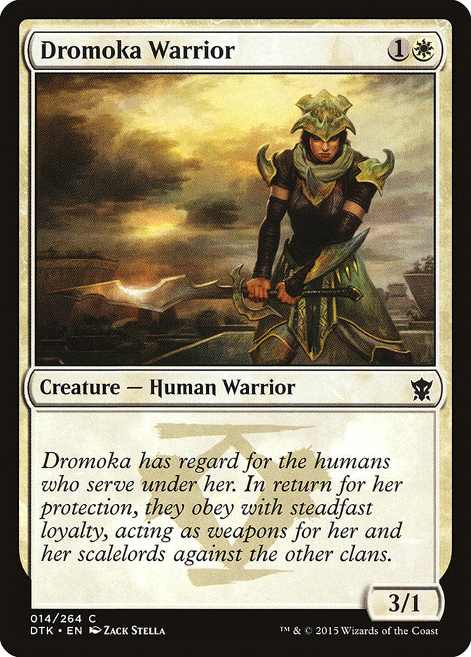 Dromoka Warrior [Dragons of Tarkir] | Good Games Adelaide SA