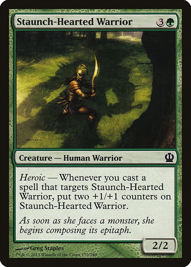 Staunch-Hearted Warrior [Theros] | Good Games Adelaide SA