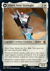 Prowl, Stoic Strategist // Prowl, Pursuit Vehicle [Universes Beyond: Transformers] | Good Games Adelaide SA